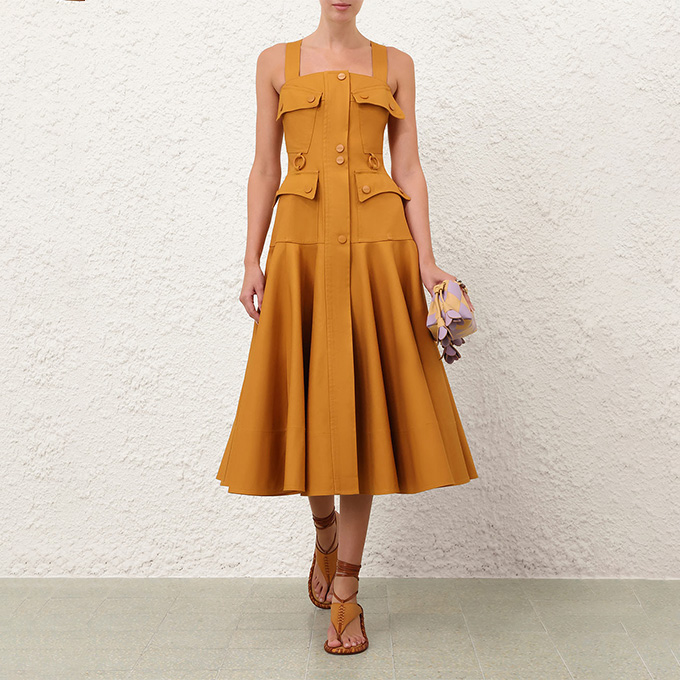 zimmermann dawning flutter midi dress